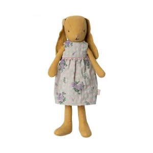 Maileg dusty yellow bunny size 2 in dress