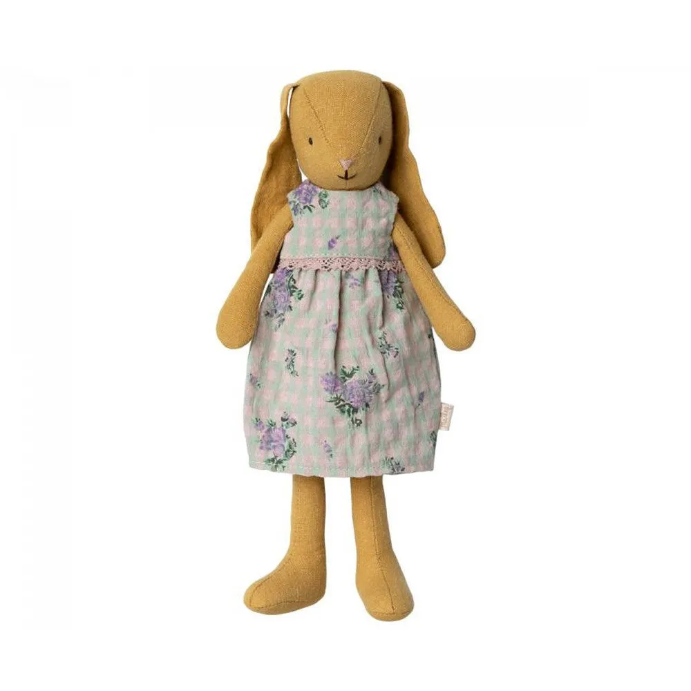 Maileg dusty yellow bunny size 2 in dress