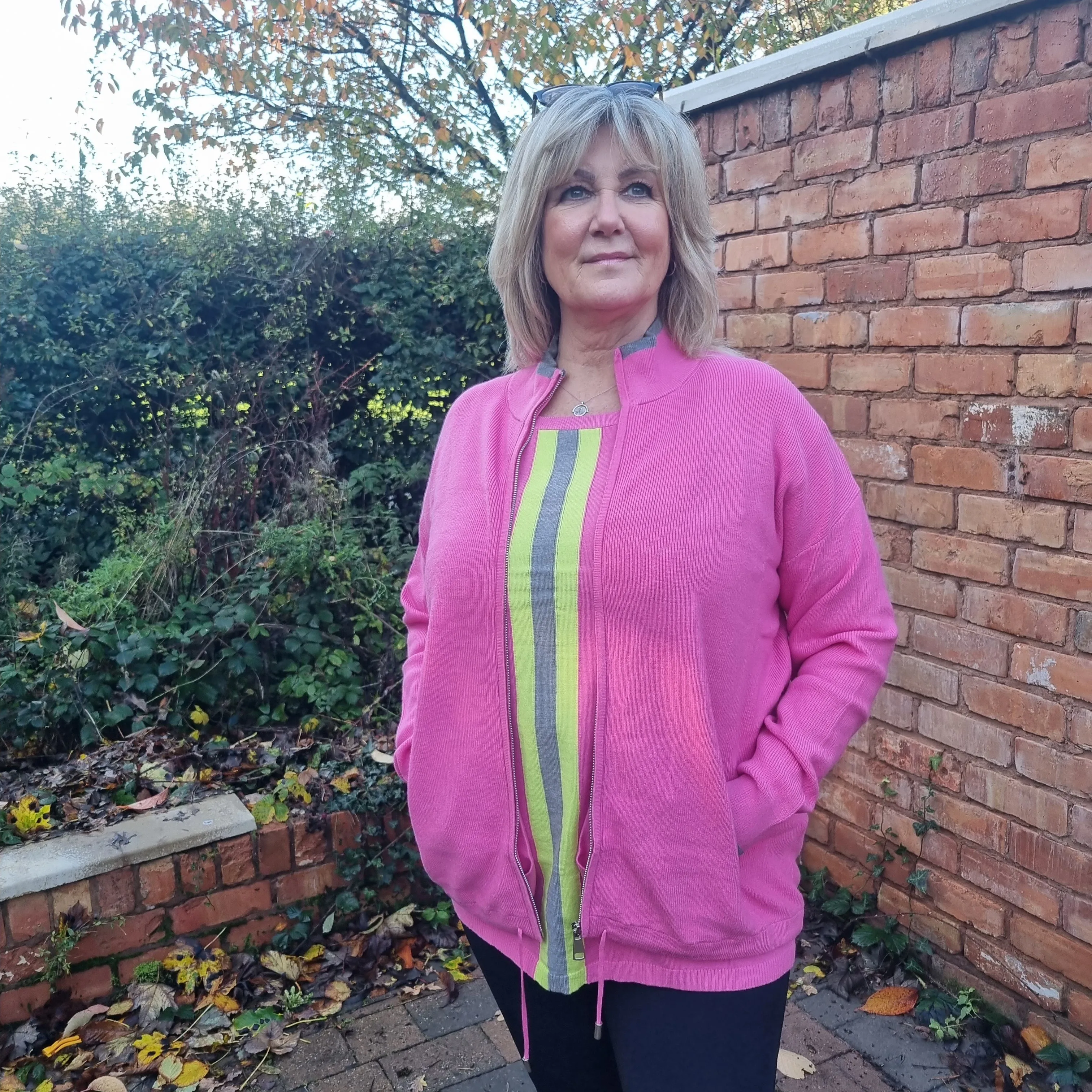 Malissa J Two pocket zip jacket