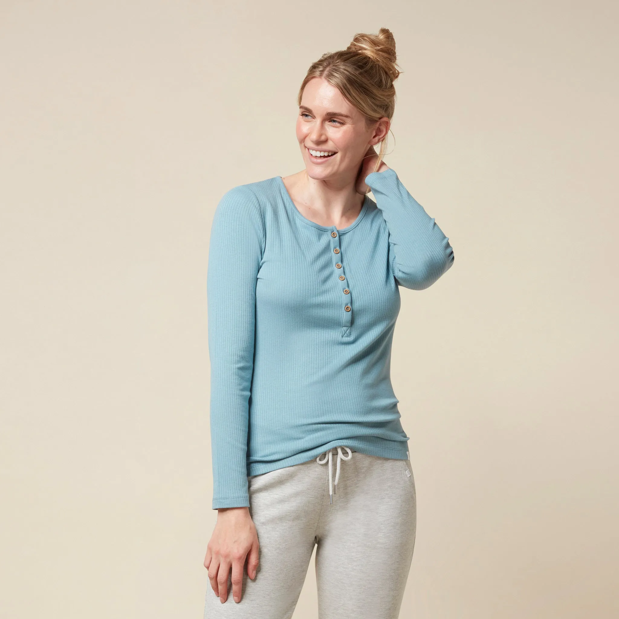 Mama Ribbed Long Sleeve T-Shirt & Joggers Outfit
