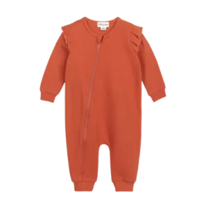 MILES THE LABEL Ginger Ruffled Ottoman Playsuit