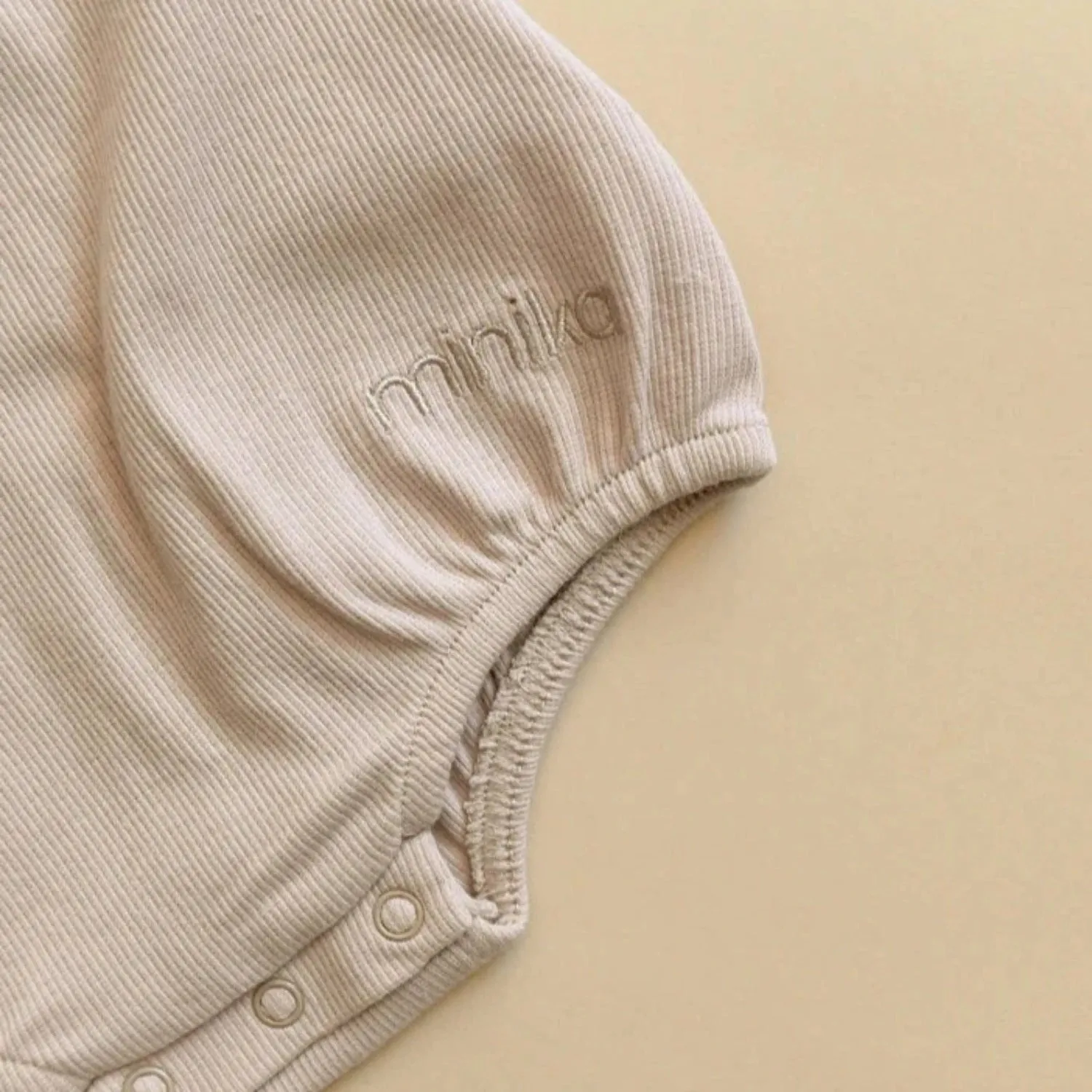 MINIKA Bubble Romper- Cream