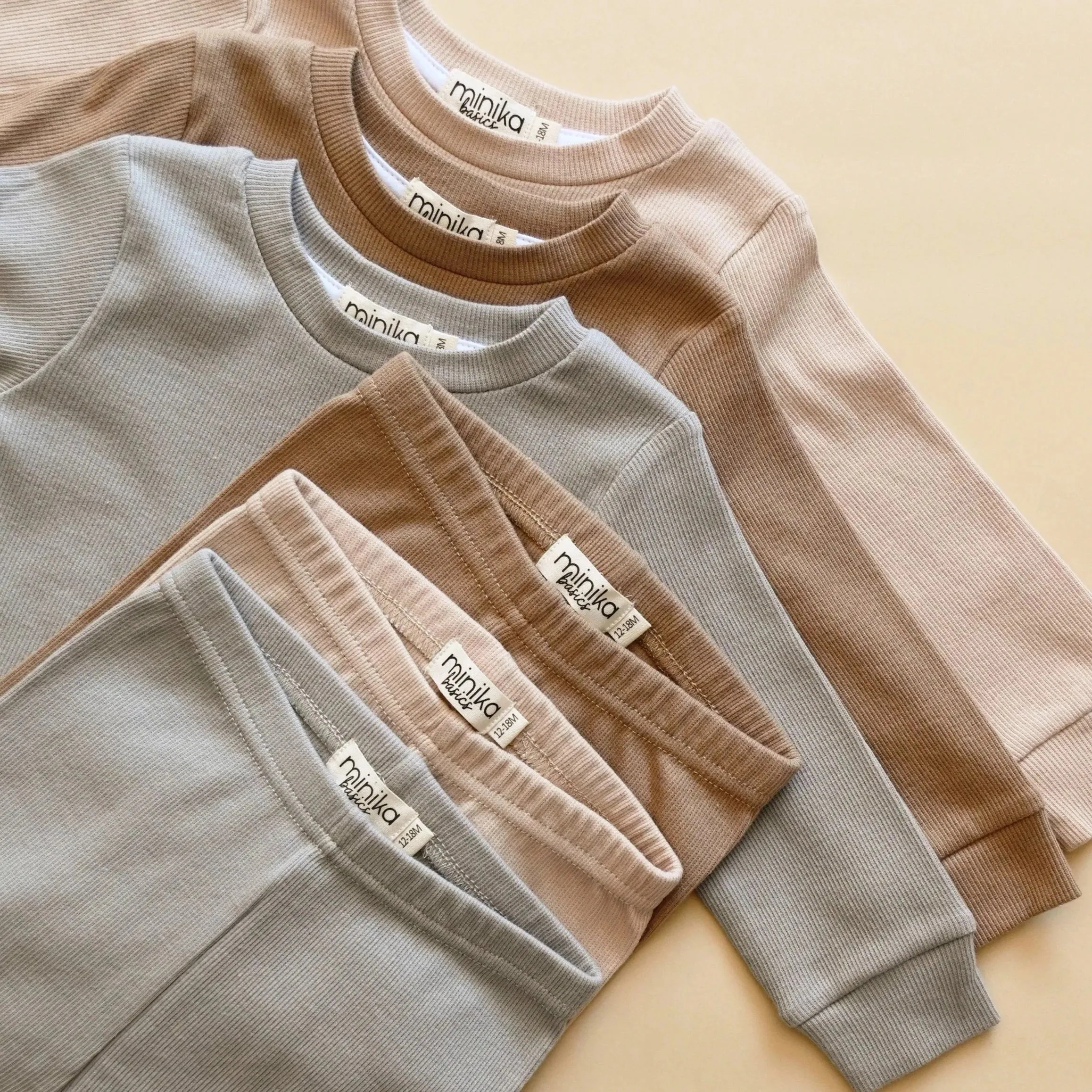 MINIKA Pajamas Set - Cream