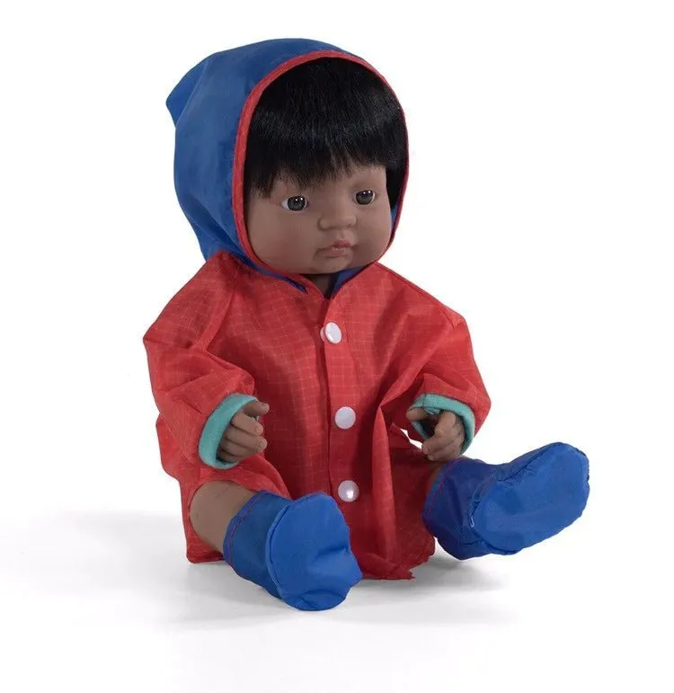 Miniland: Raincoat   Boots 40cm - Dolls Clothes