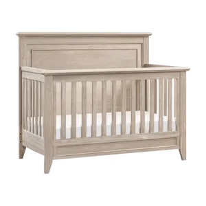 MONOGRAM by namesake Beckett Rustic 4-in-1 Convertible Flat Top Crib - Sandbar