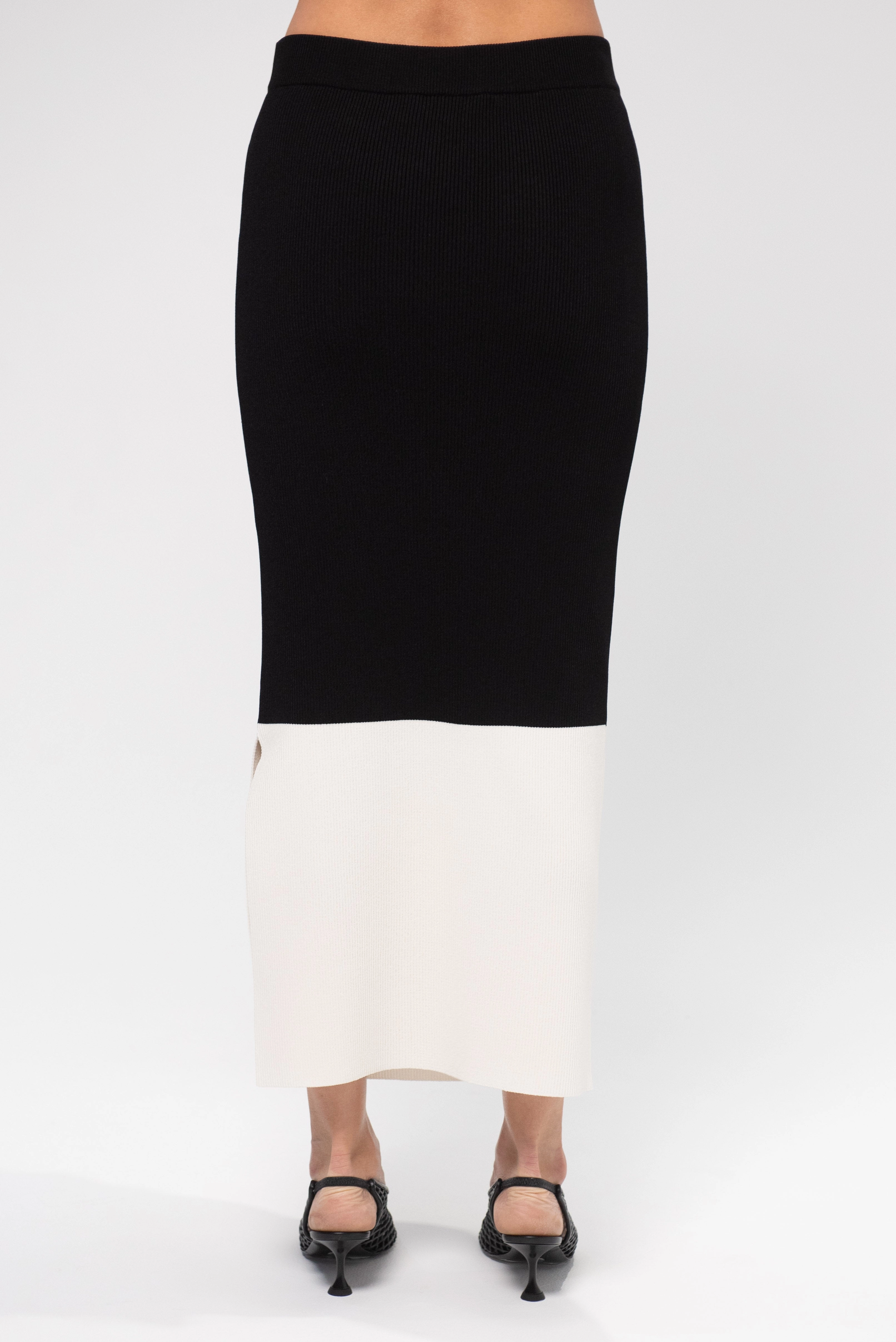 Morgan Knit Skirt, Domino