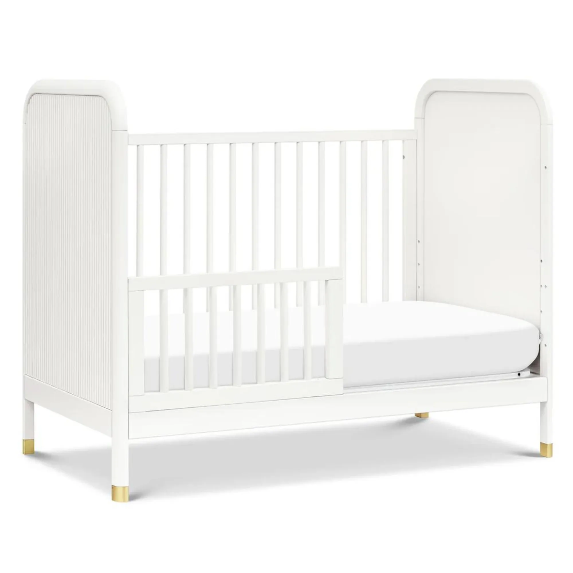 NAMESAKE Brimsley Tambour 3-in-1 Convertible Crib - Warm White