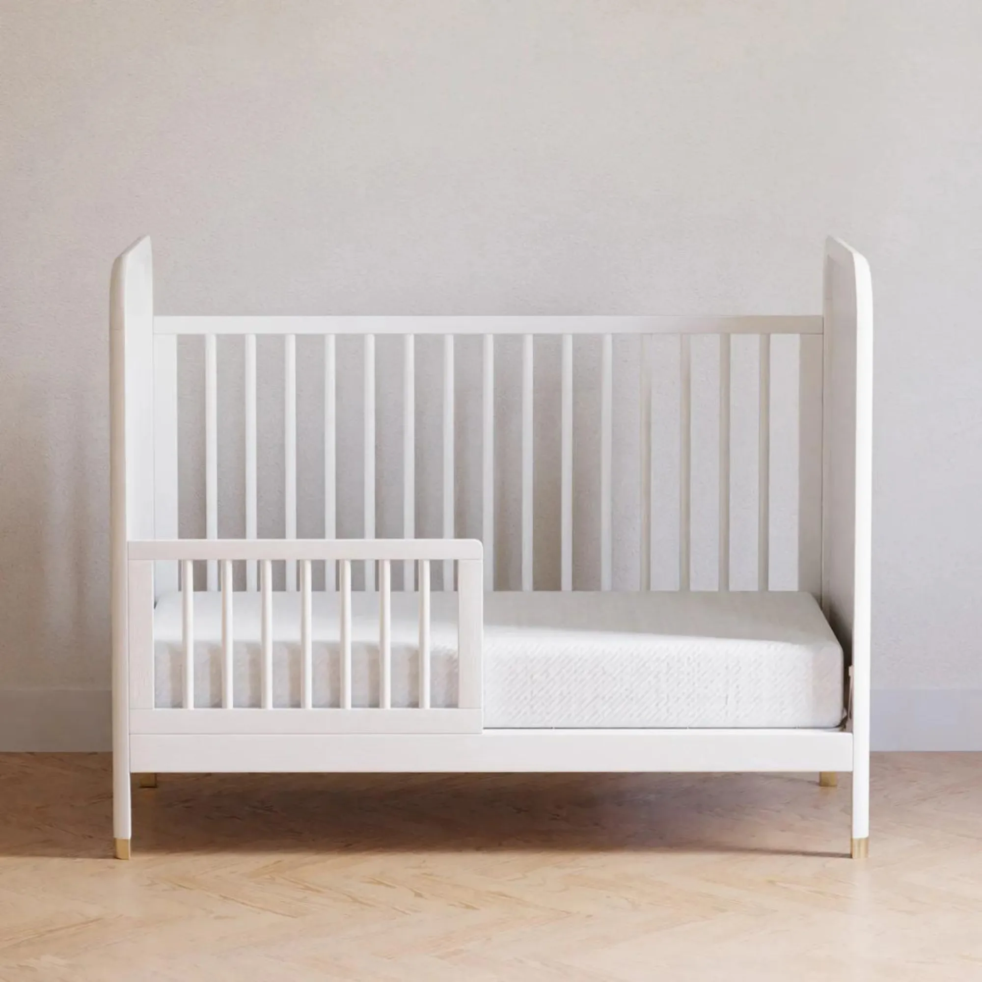 NAMESAKE Brimsley Tambour 3-in-1 Convertible Crib - Warm White