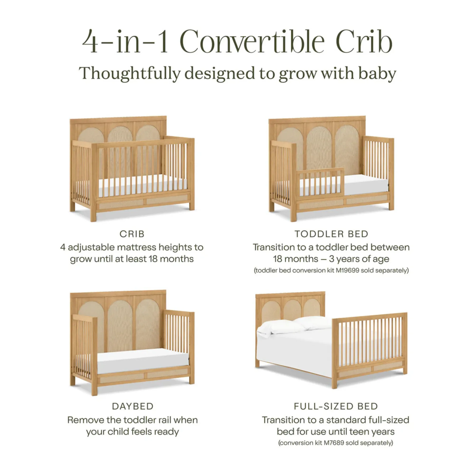 NAMESAKE Eloise 4-in-1 Convertible Crib