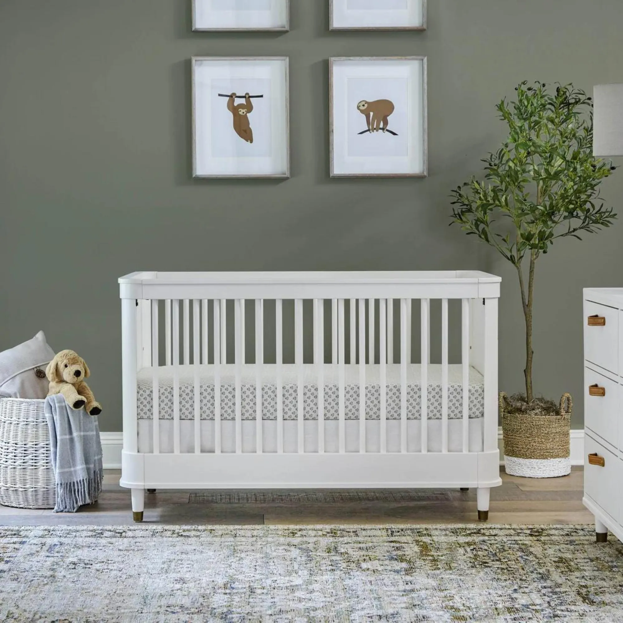 NAMESAKE Tanner 3-in-1 Convertible Crib - Warm White