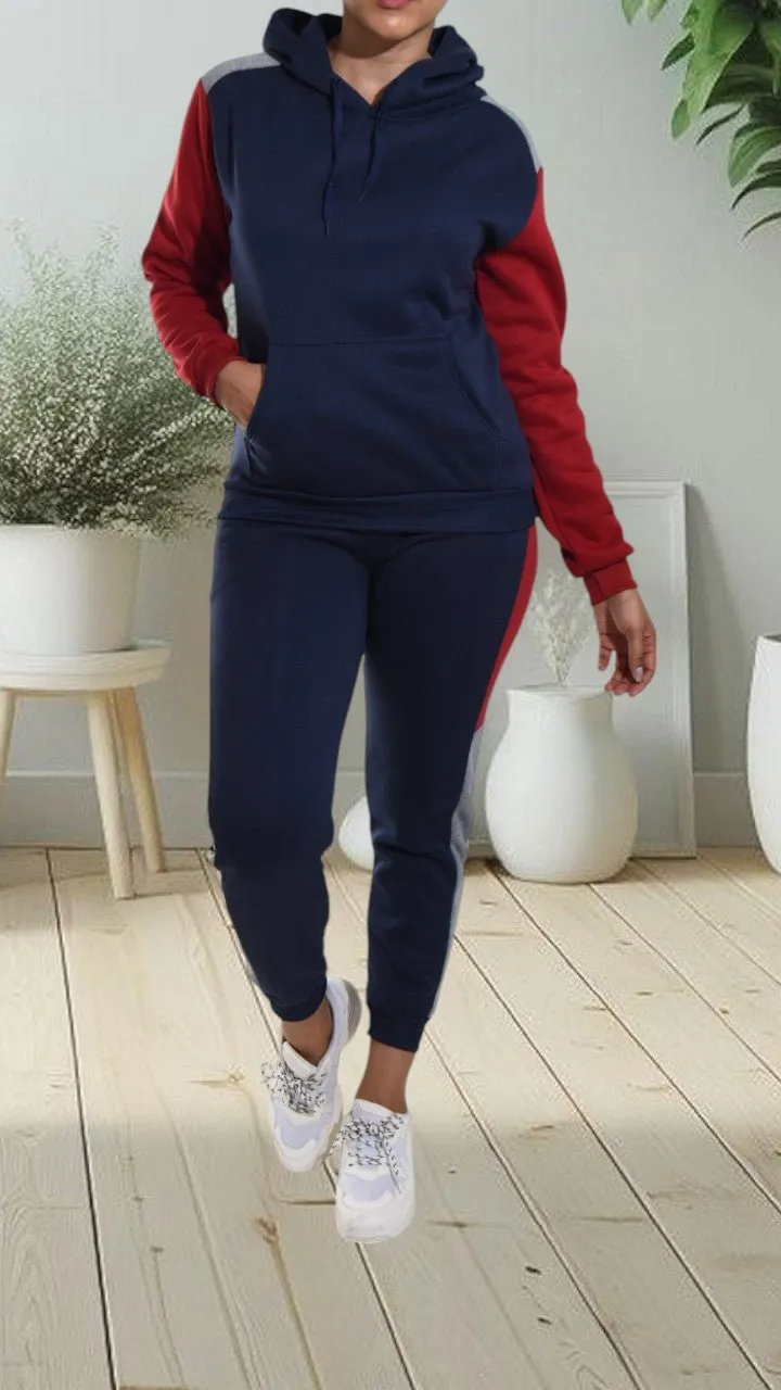 Navy Fleece Tracksuit