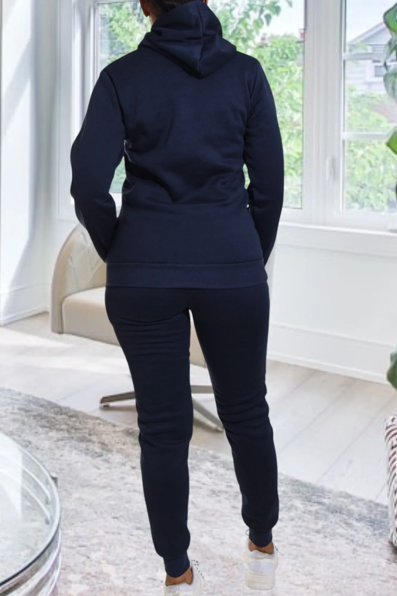 Navy Love Fleece Tracksuit