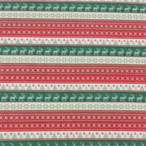 Nordic Sweater Design Brushed French Terry Fabric