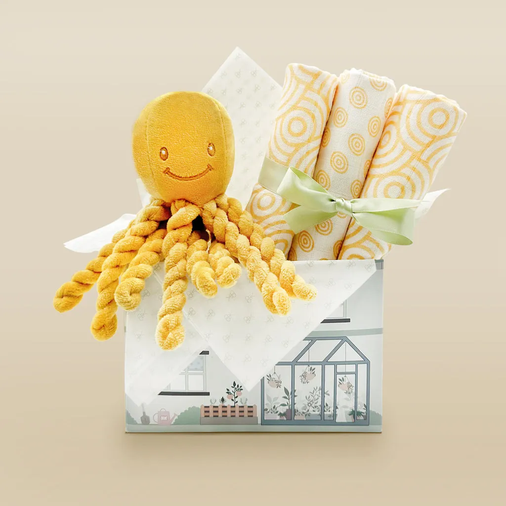 Ollie Octopus New Baby Gift Set, Neutral