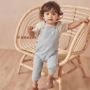 Organic Cotton Chambray Dungarees