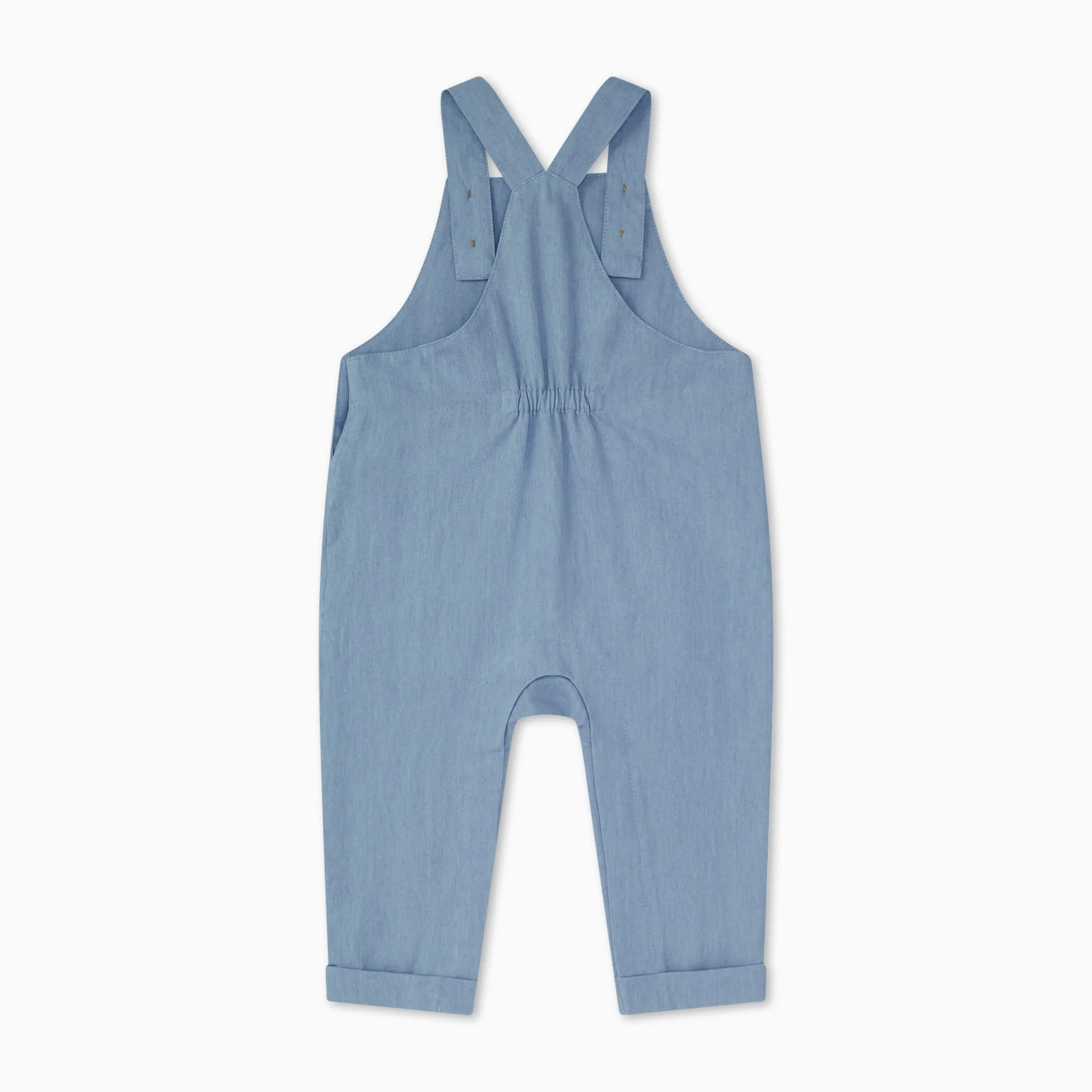Organic Cotton Chambray Dungarees