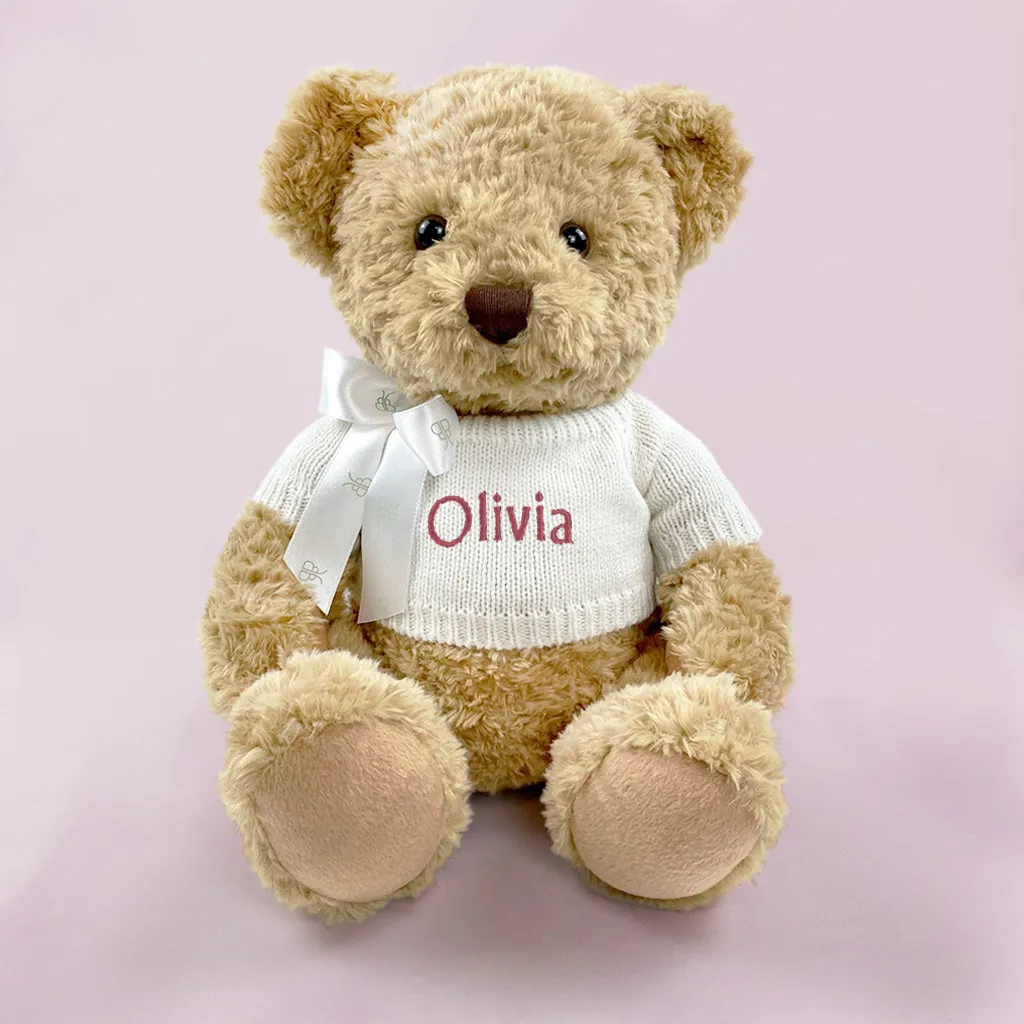 Personalised Little Love Moses Basket Baby Hamper- Pink
