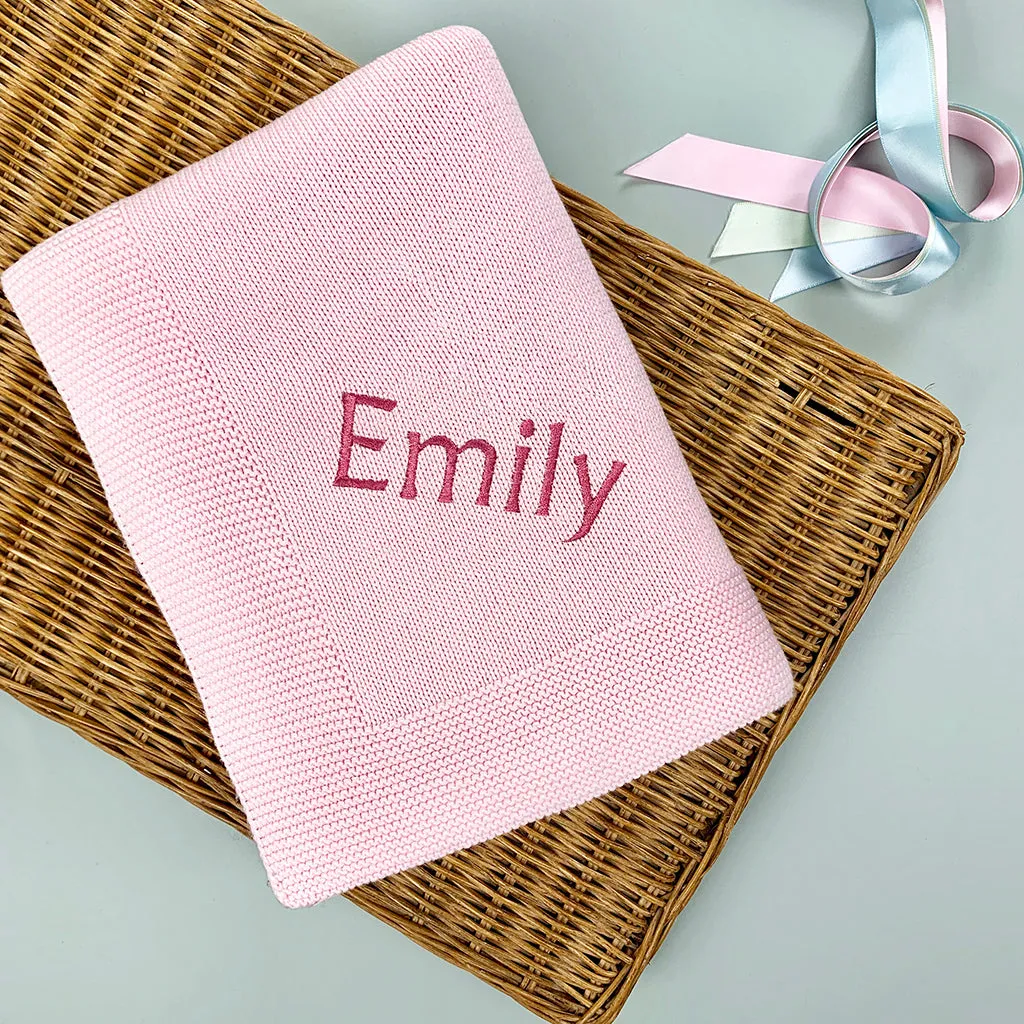 Personalised Little Love Moses Basket Baby Hamper- Pink