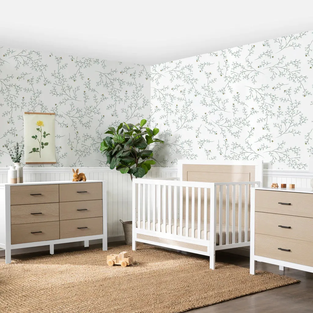 Radley 4-in-1 Convertible Crib-White/Coastwood