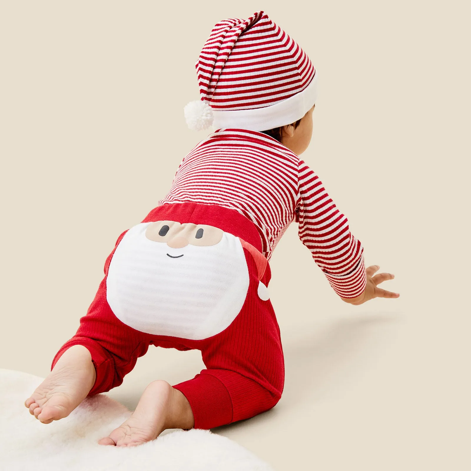 Santa Ribbed Joggers