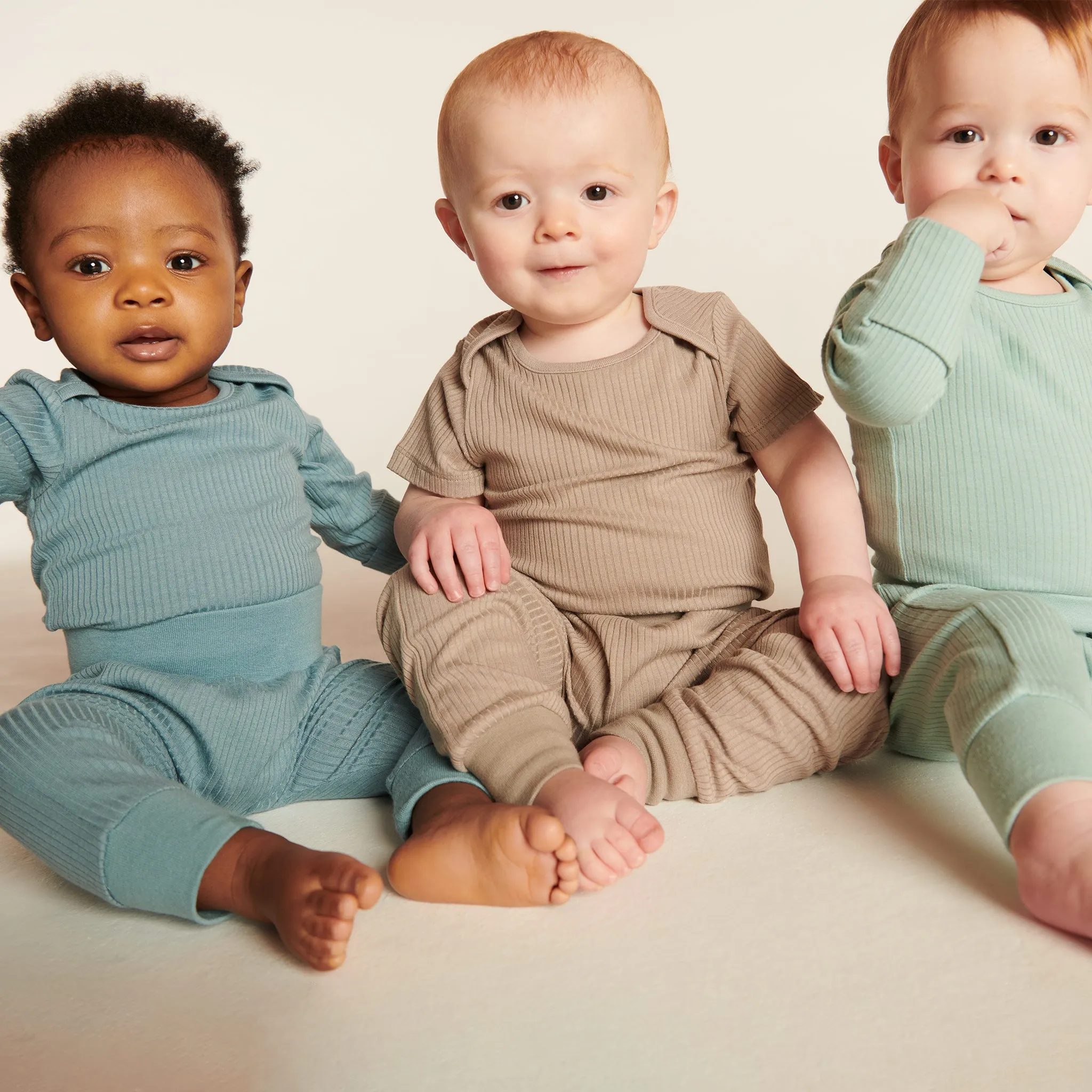 Short Sleeve Bodysuit & Ribbed Joggers 2 Pack