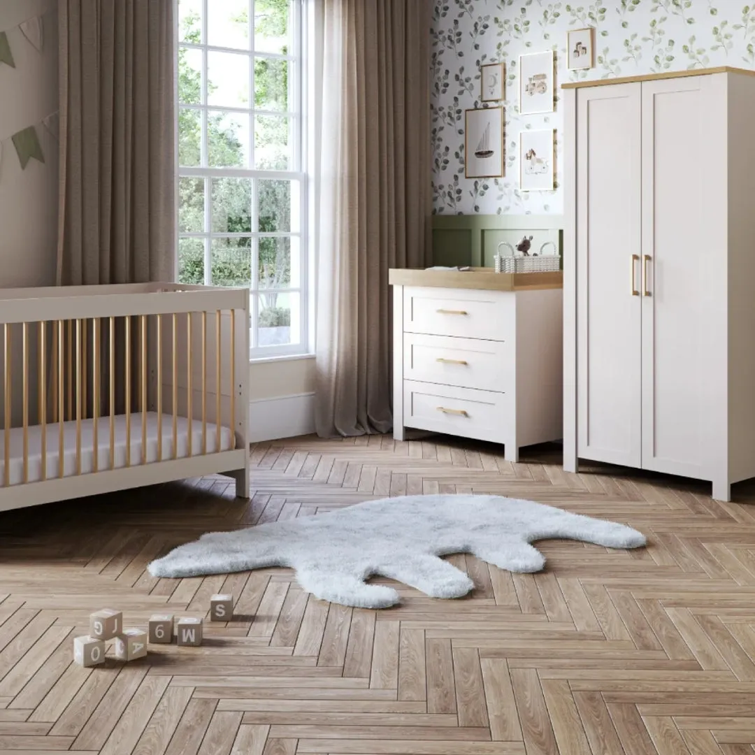 Silver Cross Seville 3 Piece Nursery Set - Cashmere Oak
