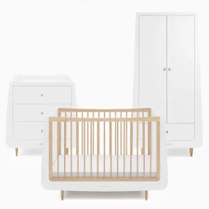 SnuzKot, Skandi Natural 3 Piece Nursery Furniture Set