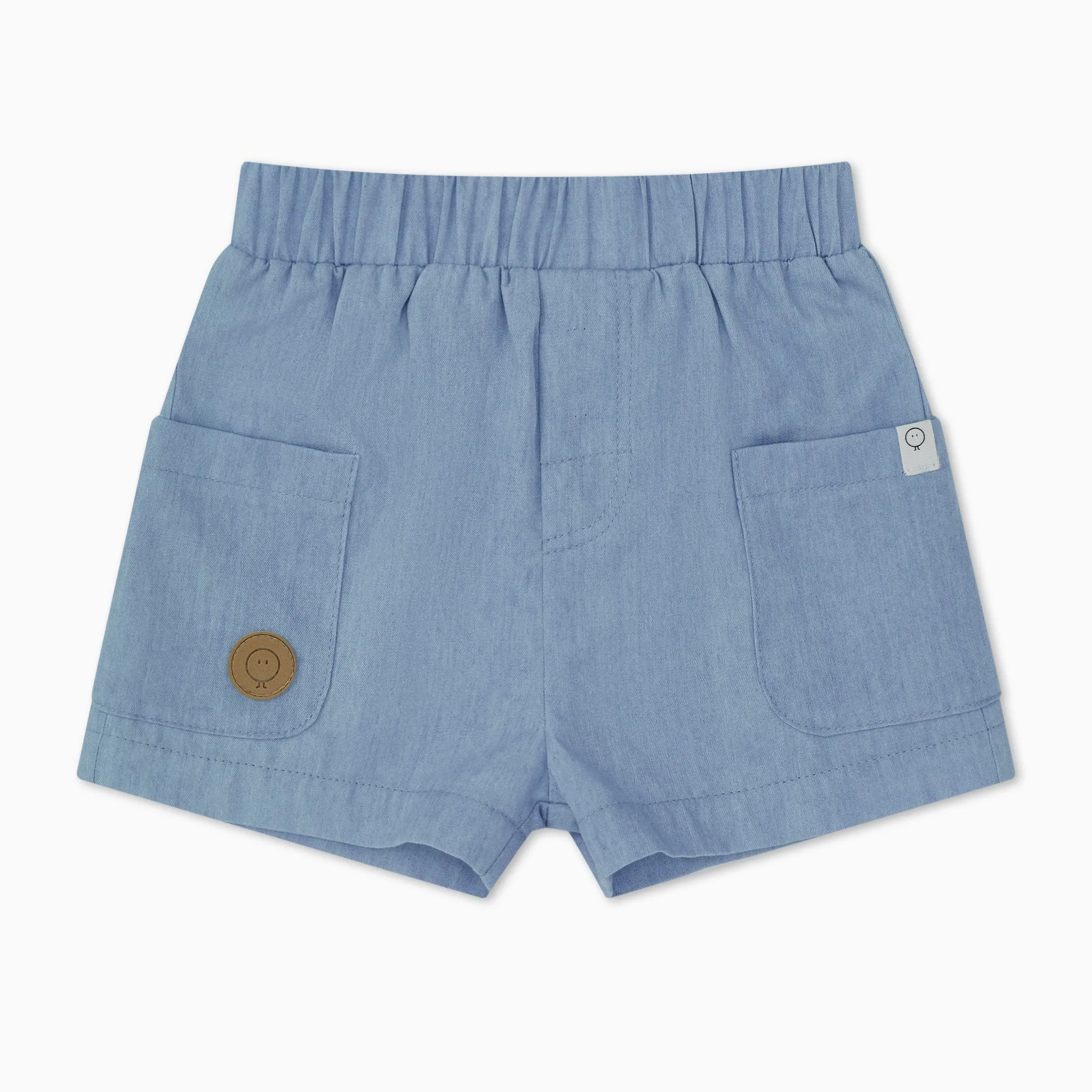 T-Shirt & Organic Chambray Shorts Outfit