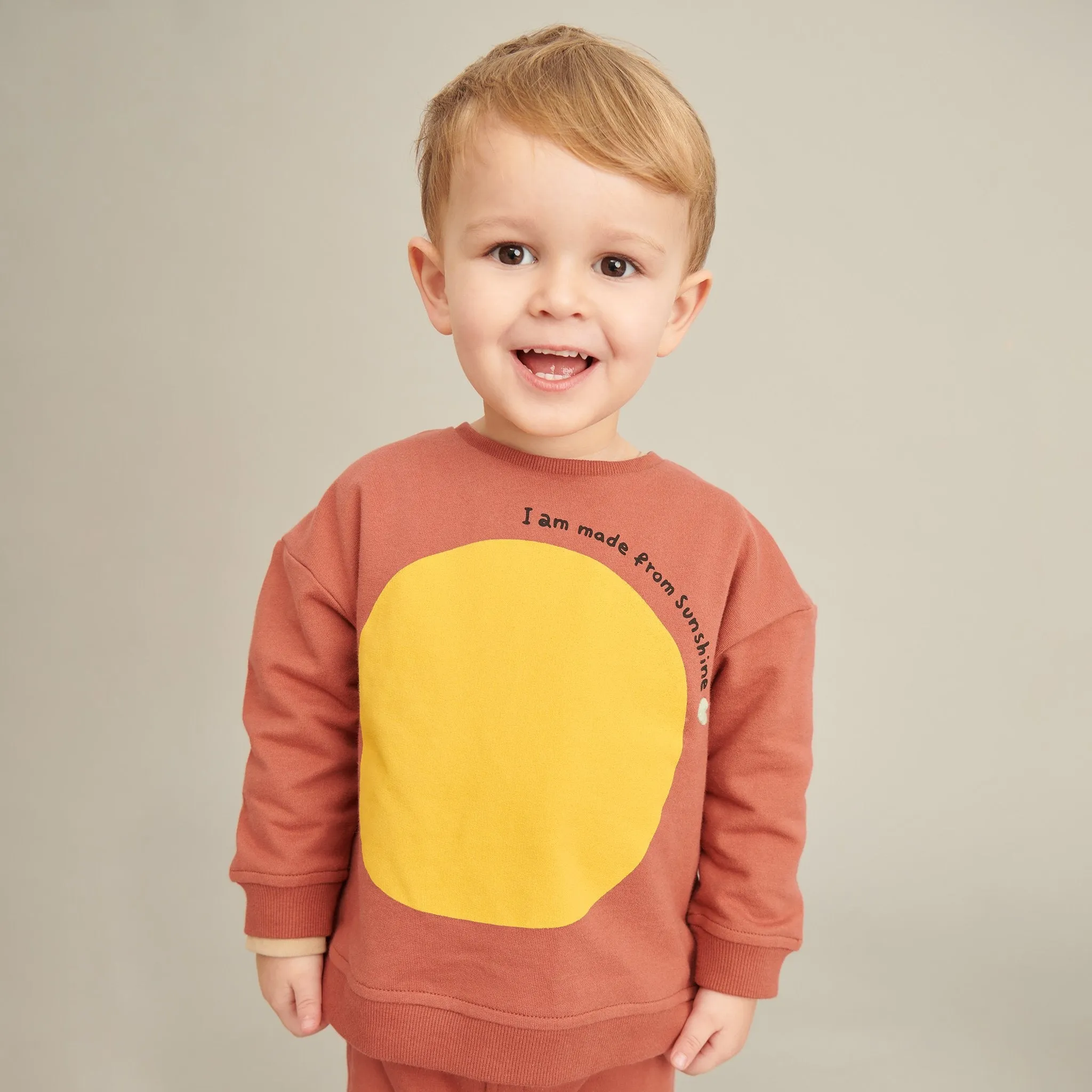 Terracotta Sweatshirt & Jogger Set