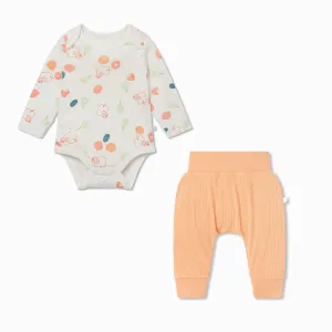 The Very Hungry Caterpillar Print Bodysuit & Joggers Outfit