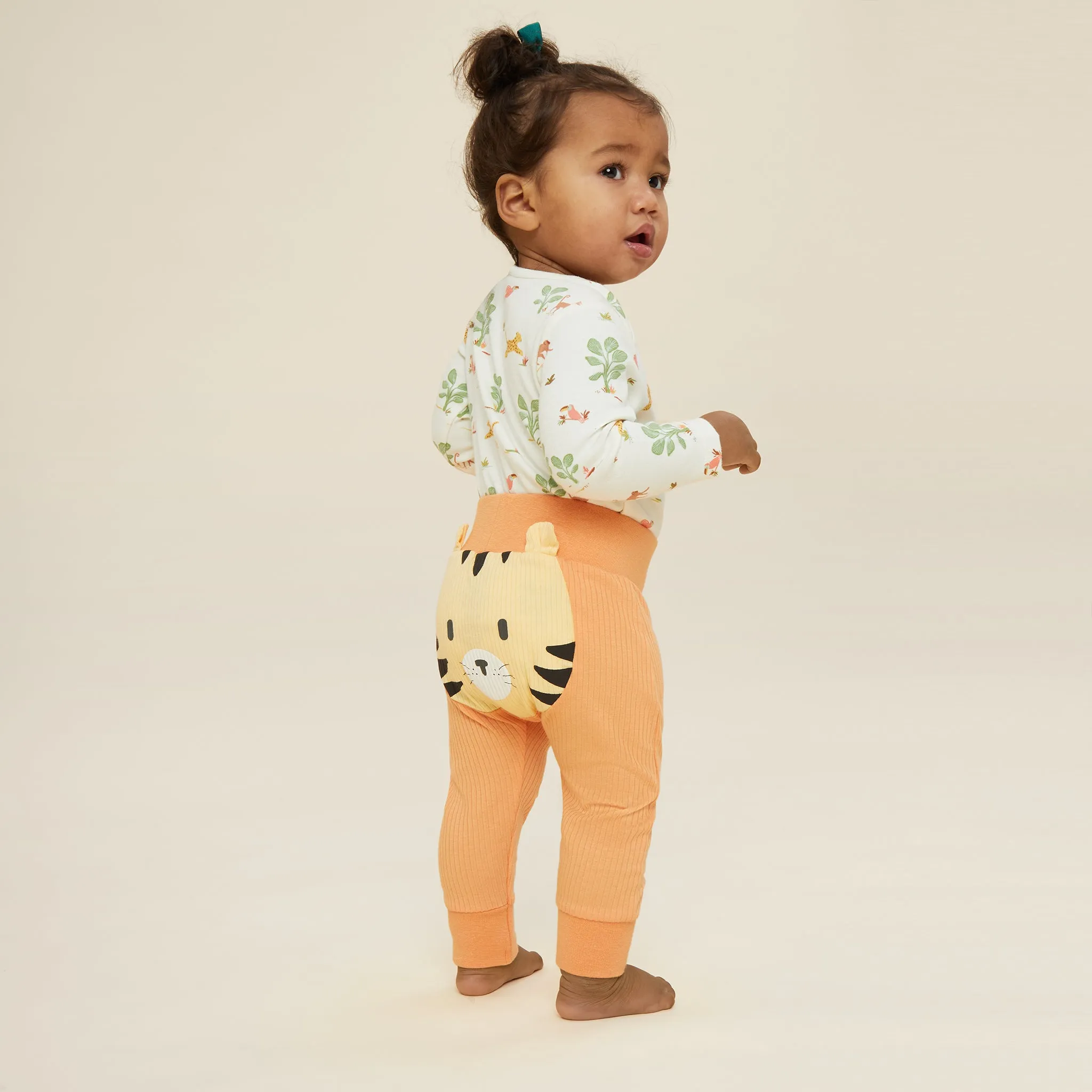 Tiger Ribbed Joggers