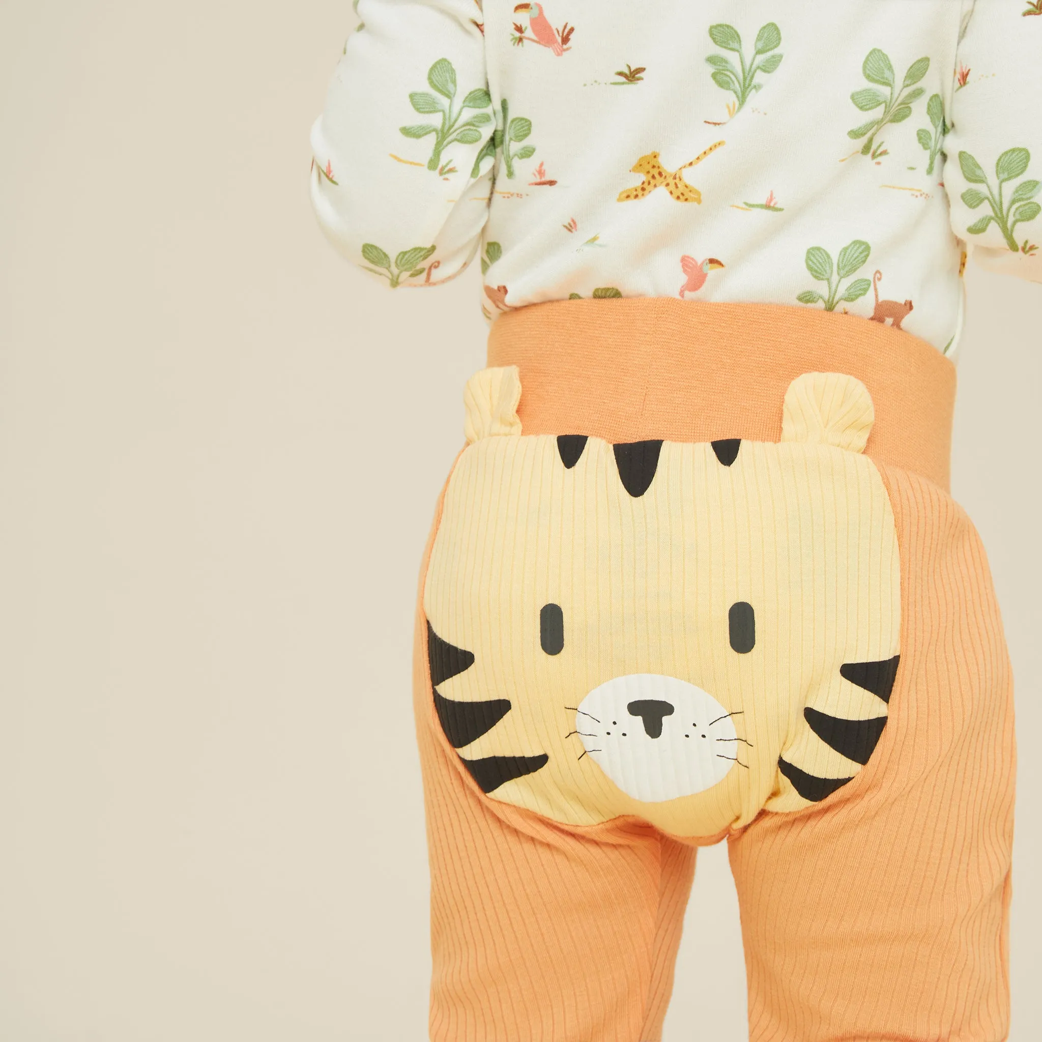 Tiger Ribbed Joggers