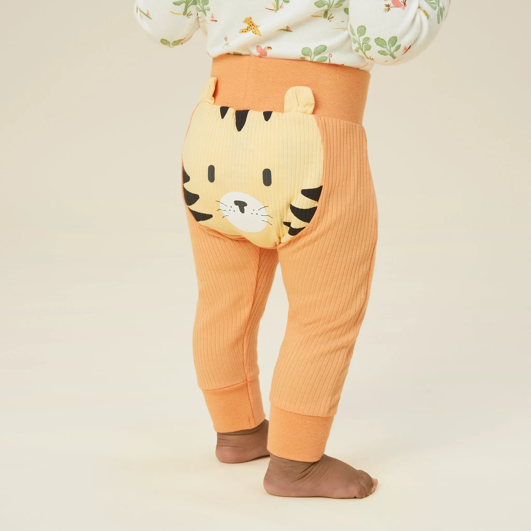 Tiger Ribbed Joggers
