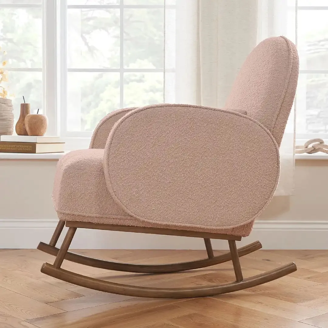 Tutti Bambini Micah Rocking Chair & Footstool - Blush