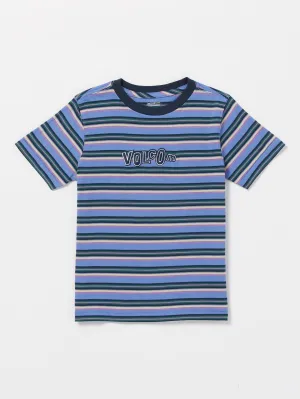 Volcom Bright N Early Crew Short Sleeve Tee Denim Volcom