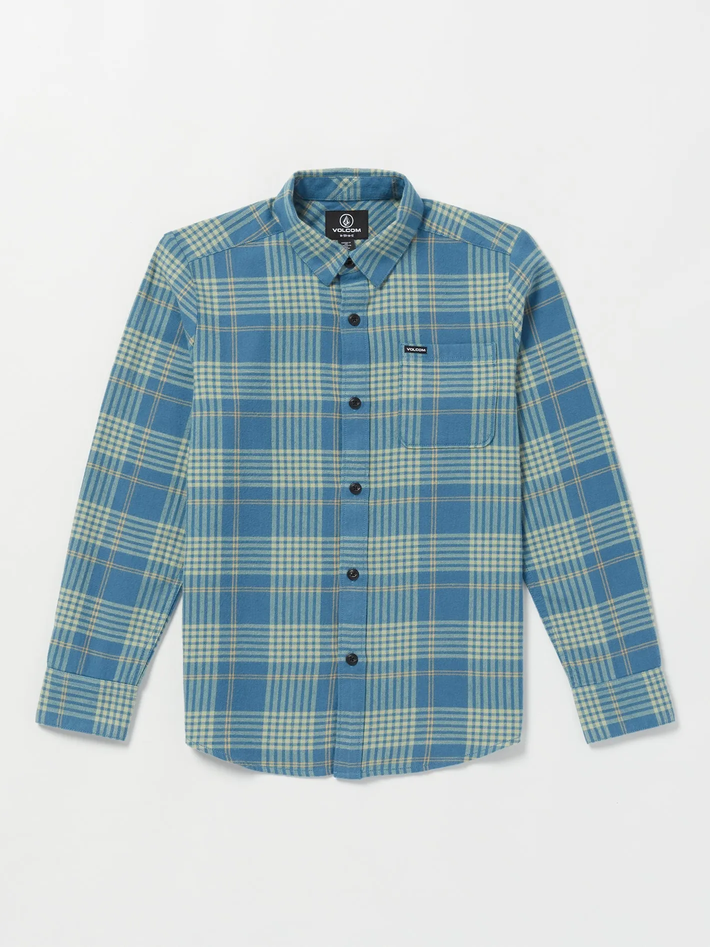 Volcom Caden Plaid Flannel Indigo Ridge Volcom
