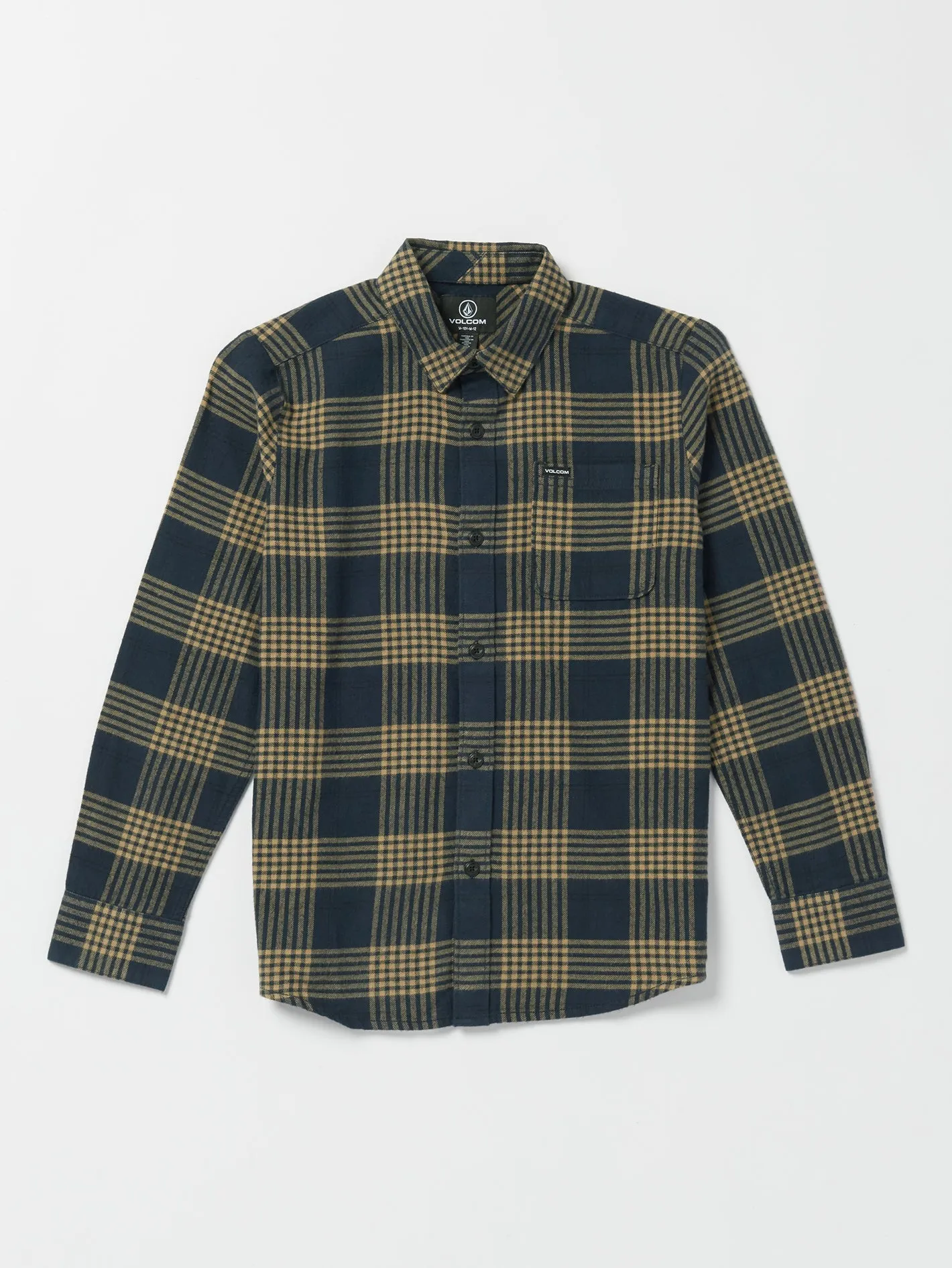 Volcom Caden Plaid Flannel Navy Volcom