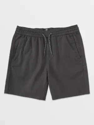 Volcom Frickin Elastic Boys Shorts (Age 8-14) Charcoal Heather Volcom