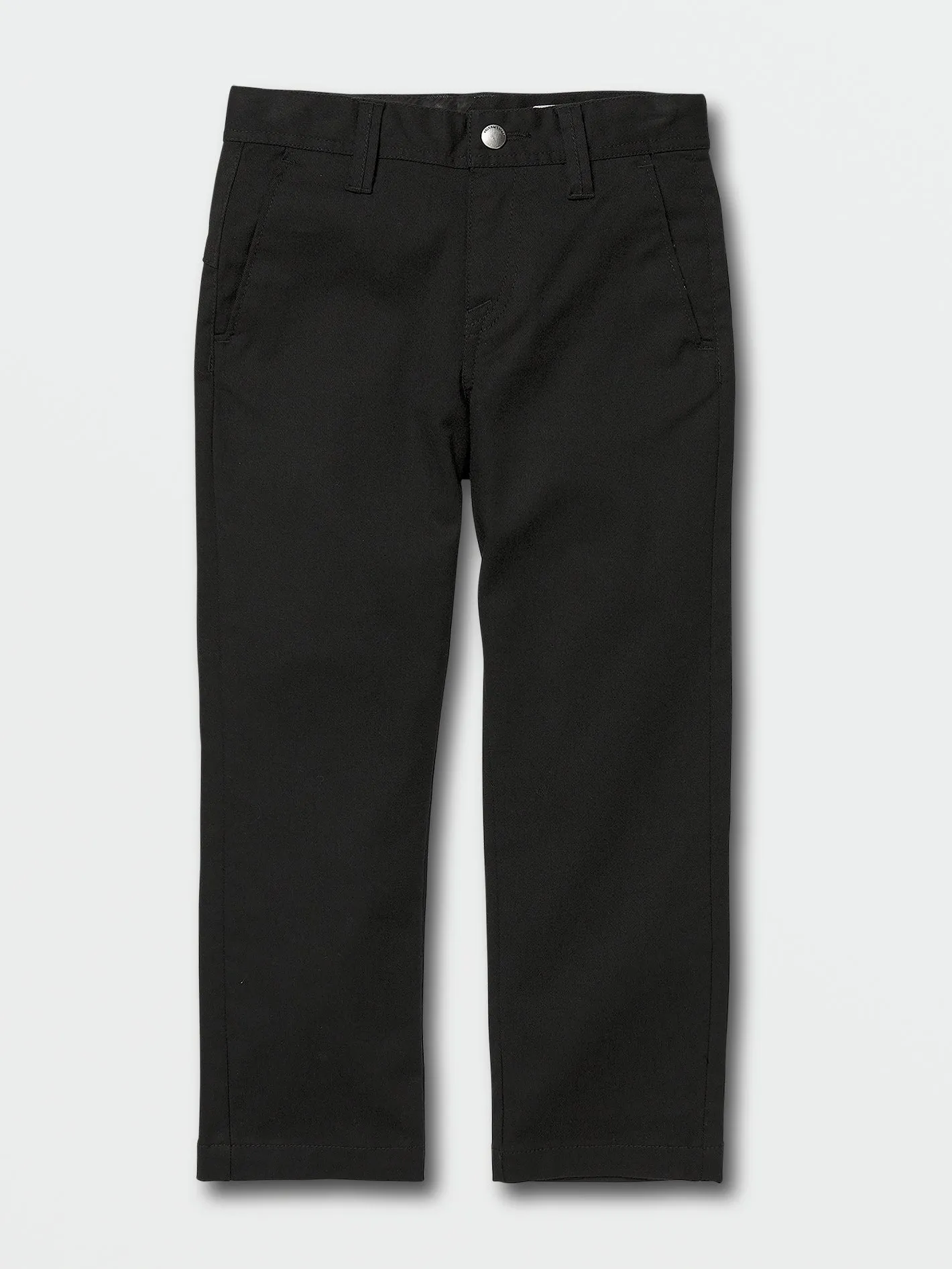 Volcom Frickin Modern Stretch Chino Boys Pants (Age 2-7) Black Volcom