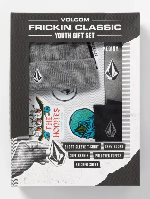 Volcom Kids 2023 Frickin Classic Gift Set Heather Grey Volcom