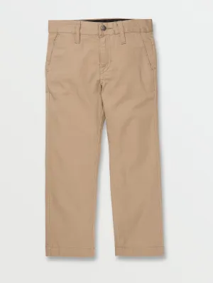 Volcom Vmontys Boys Pants (Age 2-7) Khaki Volcom